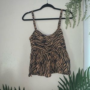 Zebra Tank Top